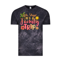 Cloud Black oh ship its a family trip summer vacation Vintage Tee - MaliasSmallBusiness