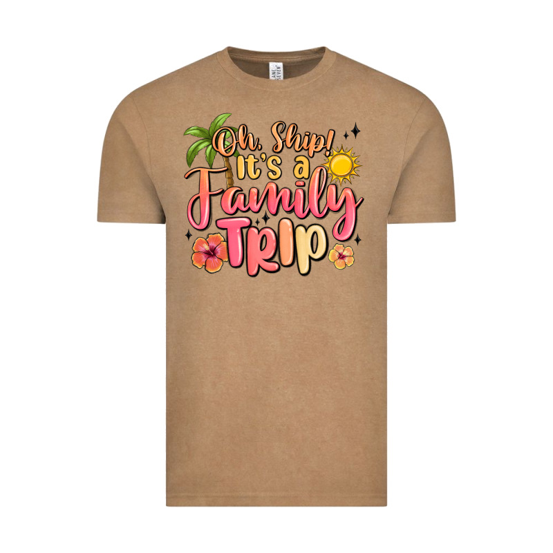 Oh Ship Its A Family Trip Summer Vacation Vintage Tee by MaliasSmallBusiness | Teevron