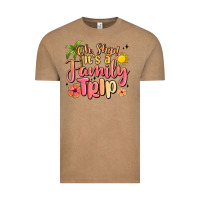 Vintage Coffee oh ship its a family trip summer vacation Vintage Tee - MaliasSmallBusiness