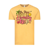 Vintage Mustard oh ship its a family trip summer vacation Vintage Tee - MaliasSmallBusiness