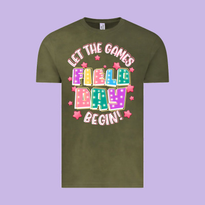 Field Day Let The Games Begin Vintage Tee Designed By Jahusdesignshop