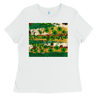 White St. Patrick's Day leopard cowhide shamrock tumbler Ladies Tee - Neo Western