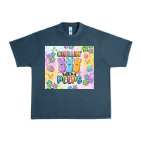 Midnight Navy chillin' with my peeps Urban Heavy Tee - MaliasSmallBusiness