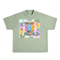 Oil Green chillin' with my peeps Urban Heavy Tee - MaliasSmallBusiness