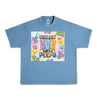 Pebble Blue chillin' with my peeps Urban Heavy Tee - MaliasSmallBusiness