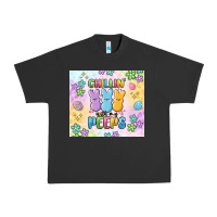 Pigment Black chillin' with my peeps Urban Heavy Tee - MaliasSmallBusiness