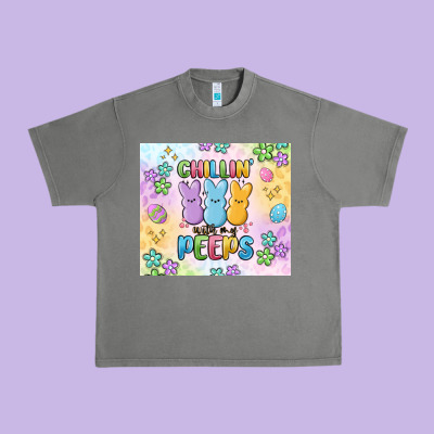 Chillin' With My Peeps Urban Heavy Tee Designed By Maliassmallbusiness