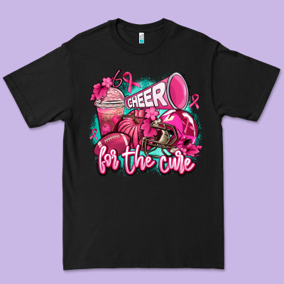 Cheer For The Cure Premium Tee Designed By Adodesignshop
