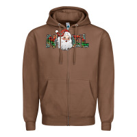 Chestnut noel santa claus Zipper Hoodie - Jasminsmagicworld