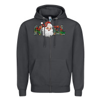 Smoke noel santa claus Zipper Hoodie - Jasminsmagicworld