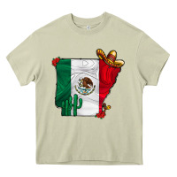 Mossy mexica oklahama Heavy Core Tee - CowhideDigitalArt