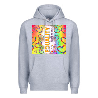 Heather Grey equality hurts no one Premium Hoodie - TumblerDesignByShophia