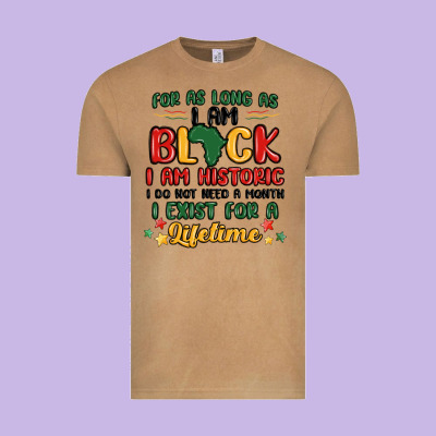 Black History Month Malia Vintage Tee Designed By Maliassmallbusiness