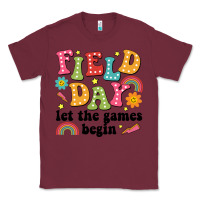 Burgundy field day let the games begin Classic Tee - JahusDesignShop