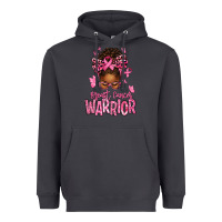 Smoke brest cancer warrior afro messy bun Heavyweight Hoodie - texasbilliewilder