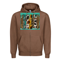 Chestnut western brushstroke tumbler Zipper Hoodie - Jasminsmagicworld