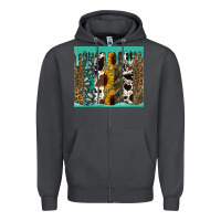 Smoke western brushstroke tumbler Zipper Hoodie - Jasminsmagicworld