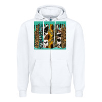 White western brushstroke tumbler Zipper Hoodie - Jasminsmagicworld