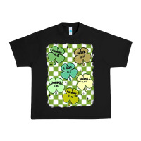 Black shamrock religious Urban Heavy Tee - MaliasSmallBusiness