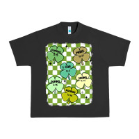 Pigment Black shamrock religious Urban Heavy Tee - MaliasSmallBusiness