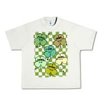 Pistachio shamrock religious Urban Heavy Tee - MaliasSmallBusiness