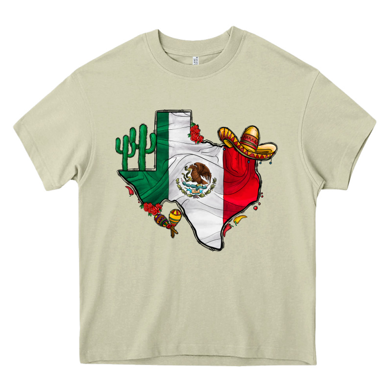 Mexica Texas Heavy Core Tee by CowhideDigitalArt | Teevron