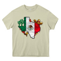 Mossy mexica texas Heavy Core Tee - CowhideDigitalArt