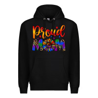 Black proud mom Premium Hoodie - JahusDesignShop