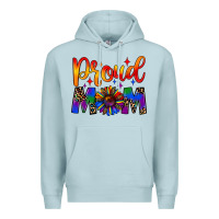 Blue Mist proud mom Premium Hoodie - JahusDesignShop