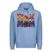 Colony Blue proud mom Premium Hoodie - JahusDesignShop