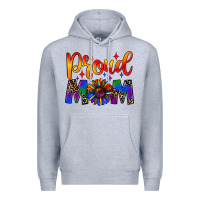 Heather Grey proud mom Premium Hoodie - JahusDesignShop