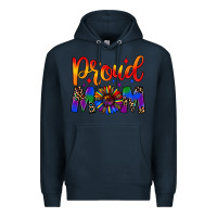 Navy proud mom Premium Hoodie - JahusDesignShop