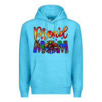 Ocean Blue proud mom Premium Hoodie - JahusDesignShop