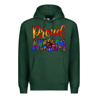 Sports Green proud mom Premium Hoodie - JahusDesignShop