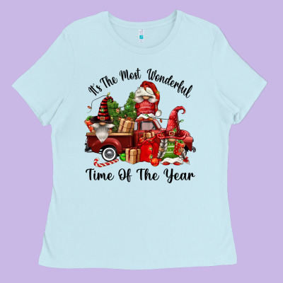 Its The Most Wonderful Time Of The Year Ladies Tee Designed By Fadigitalartstudio