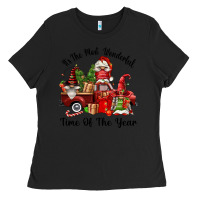 Black its the most wonderful time of the year Ladies Tee - FaDigitalArtStudio