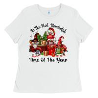 White its the most wonderful time of the year Ladies Tee - FaDigitalArtStudio