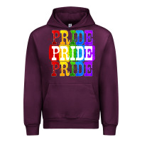 Mauve Wine Pride pride pride Urban Hoodie - FaDigitalArtStudio