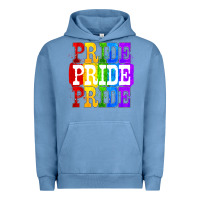 Pigment Pebble Blue Pride pride pride Urban Hoodie - FaDigitalArtStudio
