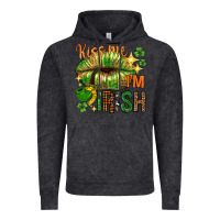 Vintage Black kiss me im irish with lip Vintage Hoodie - NancyCooperArtShop