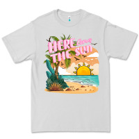 Dove Grey here comes the sun Premium Tee - JahusDesignShop