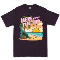 Plum here comes the sun Premium Tee - JahusDesignShop