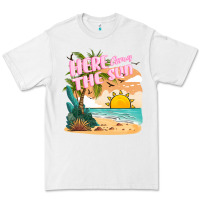 White here comes the sun Premium Tee - JahusDesignShop