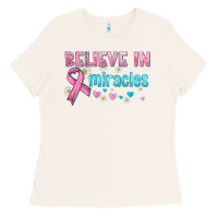 Bone believe in miracles with ribbon Ladies Tee - HRA Design Shop