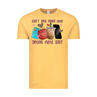 Vintage Mustard can't talk right now doing mimi shit Vintage Tee - MaliasSmallBusiness