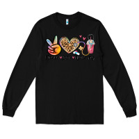 Black peace love nursing Long Sleeve Tee - MaliasSmallBusiness