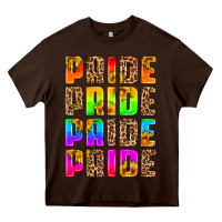 Chocolate Brown pride pride pride pride Heavy Core Tee - HRA Design Shop