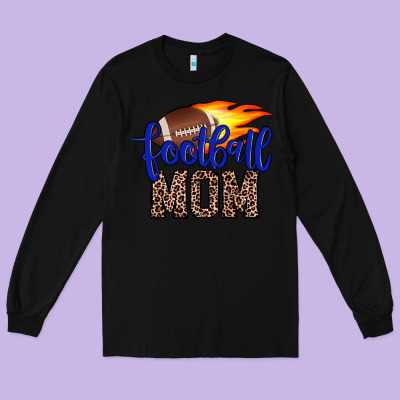 Football Mom Long Sleeve Tee Designed By Jahusdesignshop