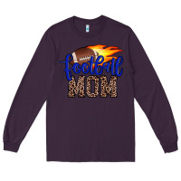Plum football mom Long Sleeve Tee - JahusDesignShop
