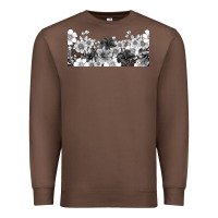 Chestnut black and white floral Premium Sweatshirt - TumblerDesignByShophia